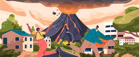 A Curious Fantasia: Escaping the Fury of a Volcanic Eruption