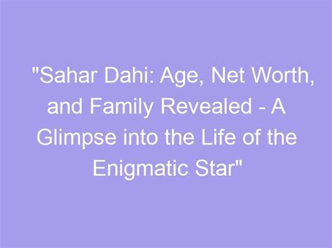  Age of the Enigmatic Star 