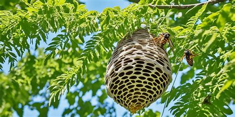  From Silk to Symmetry: The Mysterious Nest-Building Techniques of the Elusive Azure Wasp 