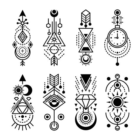  Geometric and Abstract: Exploring the World of Minimalist Tattoo Designs 