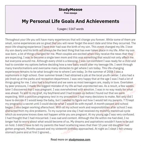  Personal Life and Achievements 