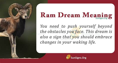  Symbolic Significance of Rams in Dreams 