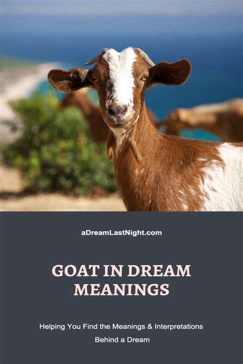  The Significance of being Confronted by a Goat in your Dreams
