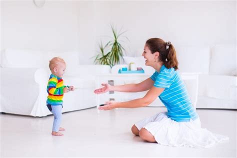 A Baby's First Steps: A Moment of Pure Delight and Awe