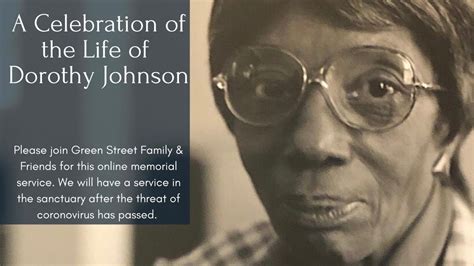 A Brief Account of Dorothy Johnson's Life