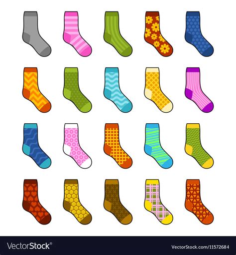 A Colorful Array of Sock Styles