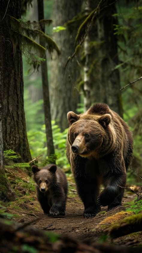 A Heartwarming Encounter with Young Bear Offspring in Their Natural Habitat