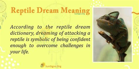 A Peculiar Dream: Consuming a Reptile