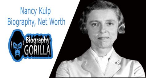 A Short Account of Nancy Kulp's Life