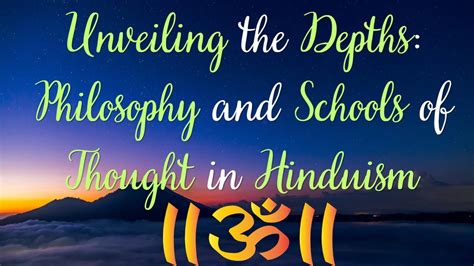 A Spiritual Odyssey: Unveiling the Depths of Hindu Philosophy