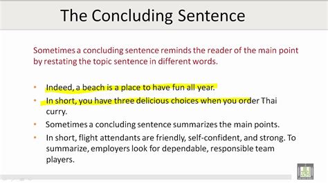 A Voyage into the Significance of Concluding Connections