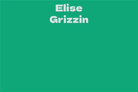 About the Assets of Elise Grizzin