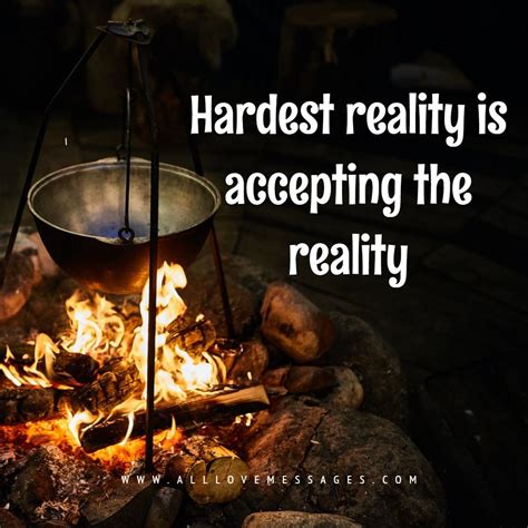 Accepting the Reality