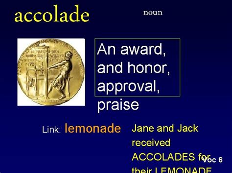 Accolades and Honors Acknowledged by Jane Howard