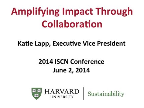 Achieving Greater Impact: Amplifying Results Through Collaborative Endeavors