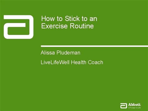 Alissa Brown's Fitness Regimen