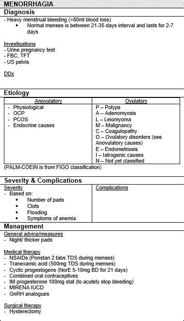 Alternative Approaches to Addressing Menorrhagia