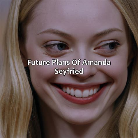 Amanda's Future Plans