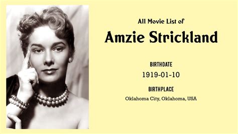 Amzie Strickland's Filmography