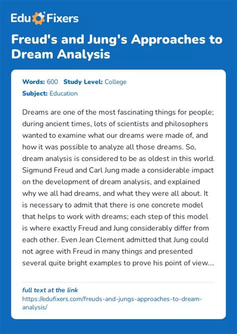 Analyzing Dreams: Insight from Freud and Jung on Cars and Intrusions