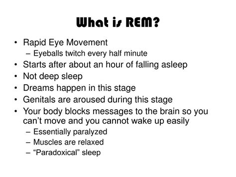 Analyzing the Possible Interpretations of Intrusions into One's Residential Space during the Rapid Eye Movement (REM) Stage of Sleep