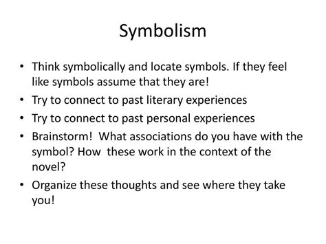 Analyzing the Symbolism in Recollections of Past Experiences