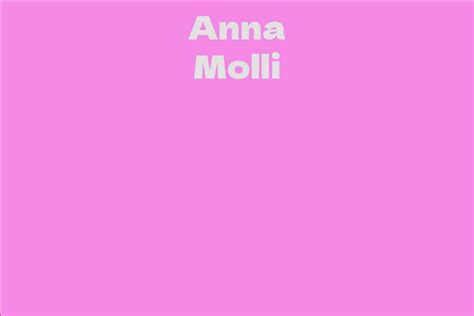 Anna Molli's Career Achievements