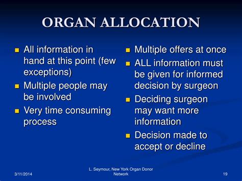 Anticipating a Glimmer of Hope: The Prolonged Process of Organ Allocation