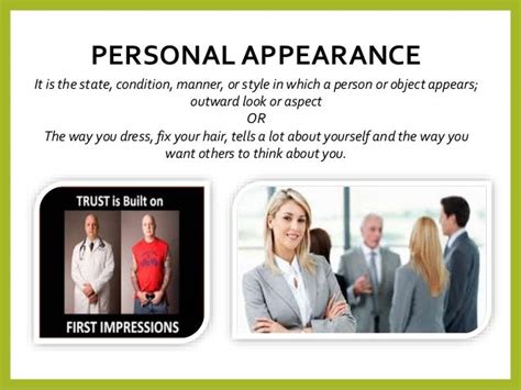 Appearance and Personal Style