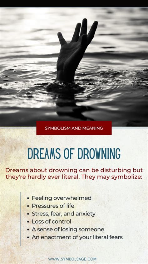 Are Drowning Dreams a Manifestation of Fear or Anxiety?