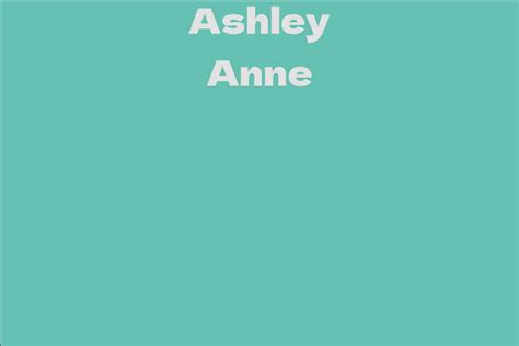 Ashley Anne's Net Worth and Sources of Income