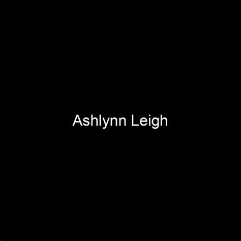 Ashlynn Leigh's Social Media Presence and Impact