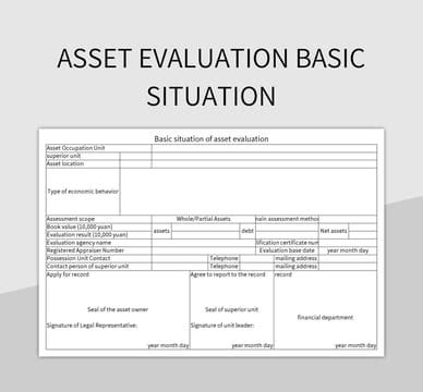 Asset Evaluation of the Notable Personality