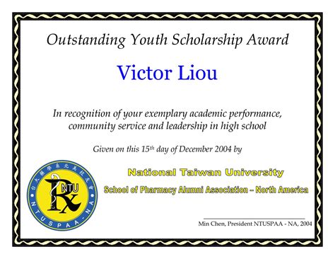 Award-winning Academic Accomplishments and Scholarships