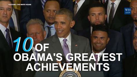 Barack Obama Achievements