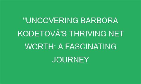 Barbora's Journey to Success