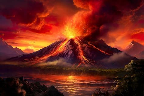 Be One with Mother Nature: Immerse Yourself in the Intensity of a Volcanic Outburst