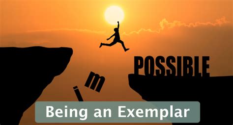 Being an Exemplar for Achievements