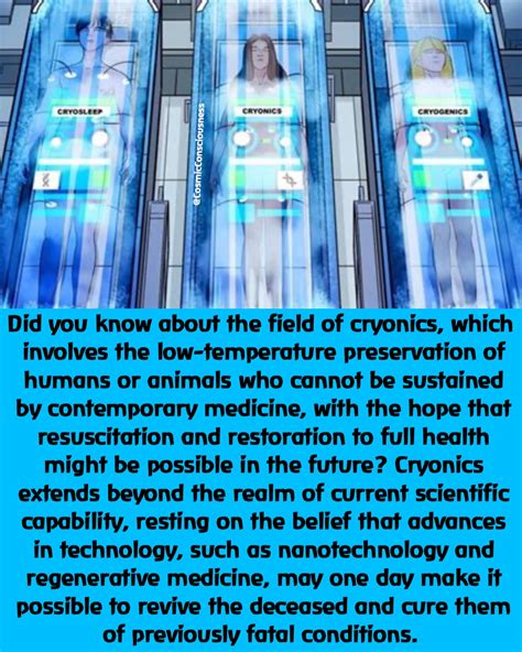 Beyond Biology: Exploring the Potential of Cryonics and Restoring Life