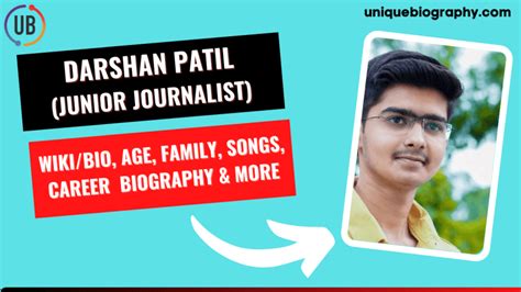 Biographical Information of Darshan Patil