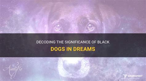 Black Dogs in Dreams: Loyalty and Protection