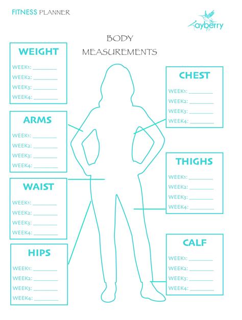 Body Measurements and Fitness Progress