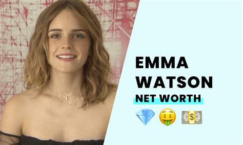 Breakdown of Emma's Net Worth