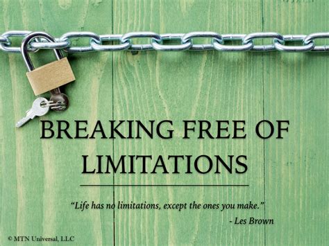 Breaking Free from Limitations: Conquering the Unthinkable