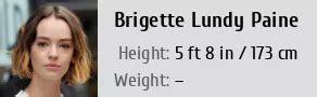 Brigette's Height and Body Measurements