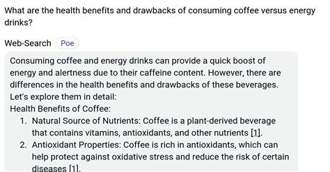 Caffeine and Alertness: Exploring the Benefits and Drawbacks of Coffee or Energy Drinks