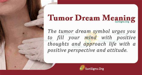 Can Tumor Dreams Indicate Potential Health Concerns? Insights from Medical Professionals