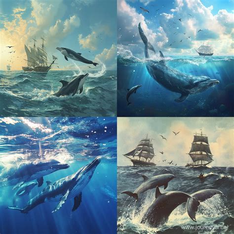 Captivating Encounters with Majestic Whales and Playful Dolphins