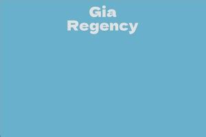 Career Journey of Gia Regency