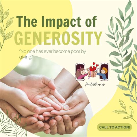 Changing Lives: The Impact of Generosity